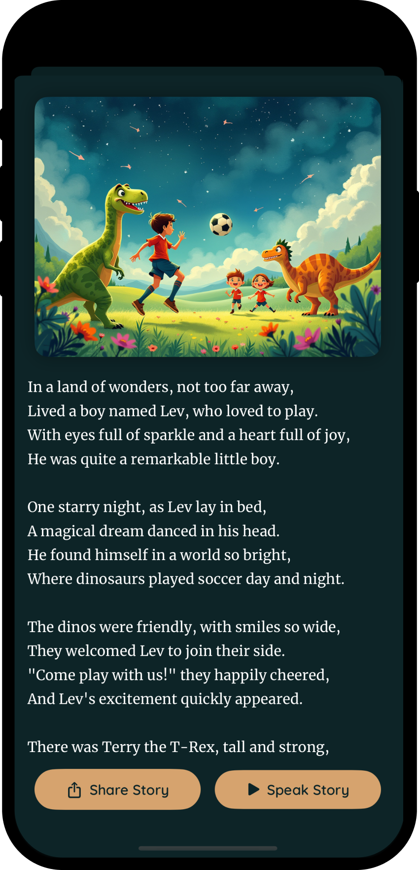 GPTales App Interface